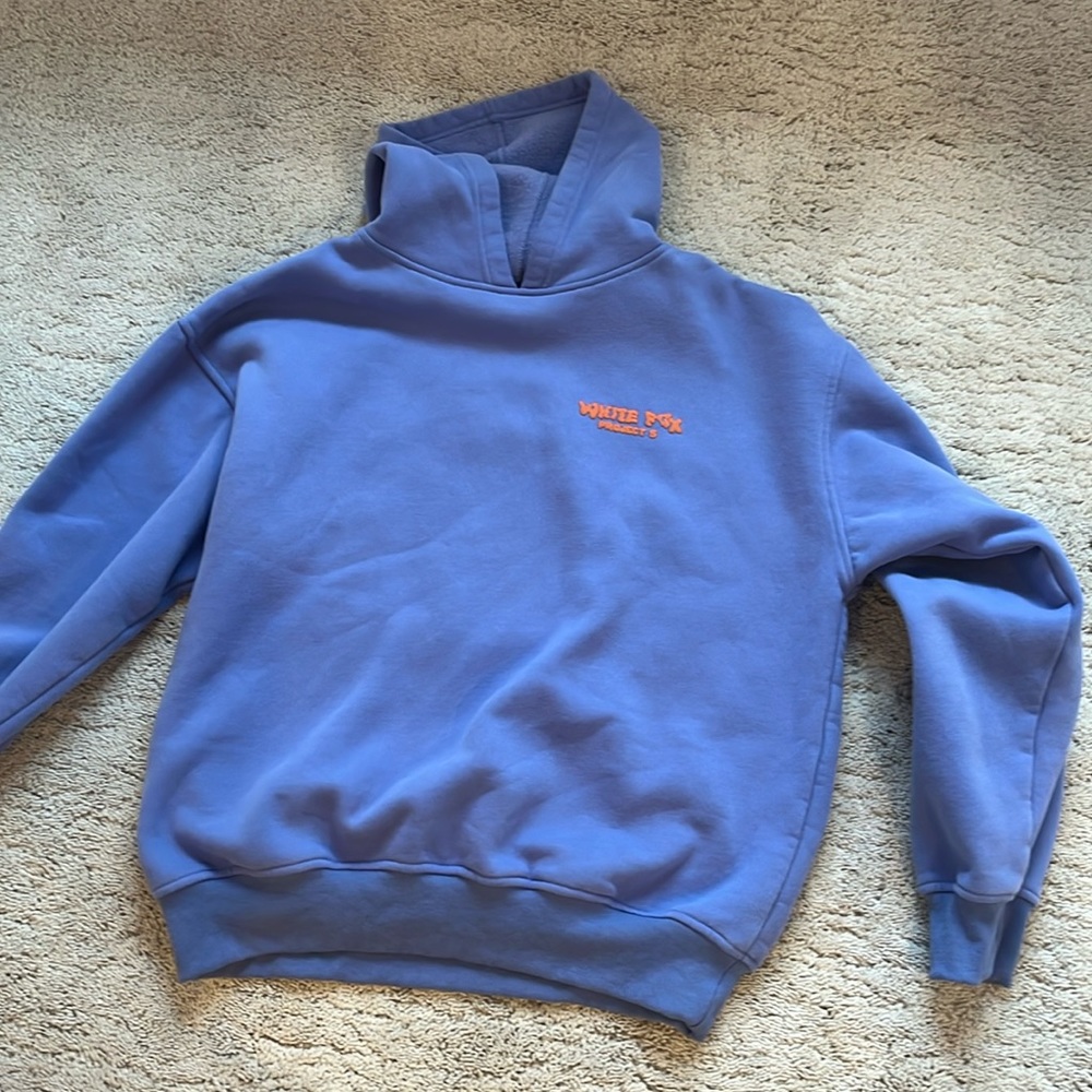white fox grape hoodie size s/m